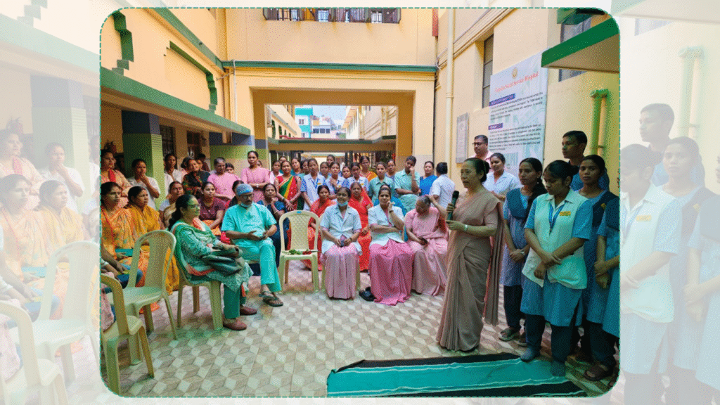 Patient attenders, staff and students were given CPR training (2)