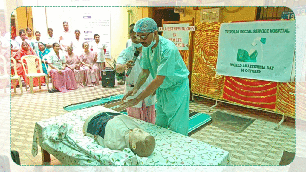 Patient attenders, staff and students were given CPR training (9)