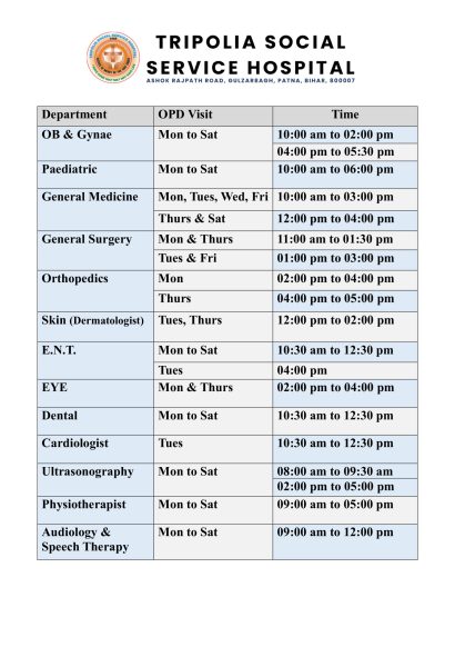 TSSH Doctors time Table (1)